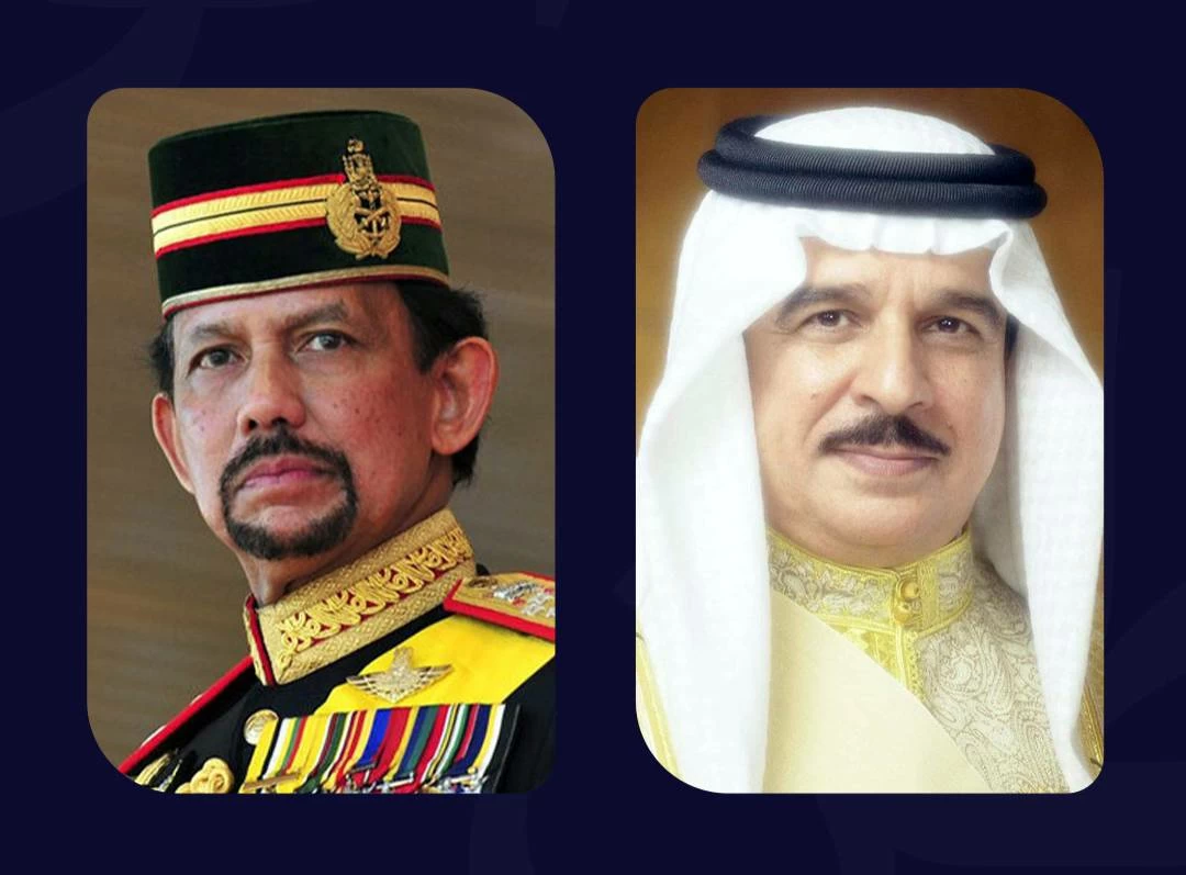 الملك يهنئ سلطان بروناي دار السلام بذكرى اليوم الوطني