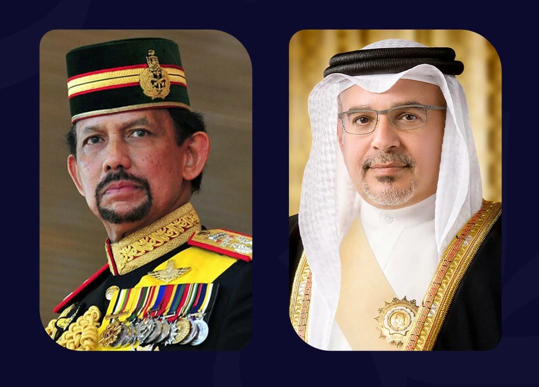 ولي العهد رئيس الوزراء يهنئ سلطان بروناي دار السلام بذكرى اليوم الوطني