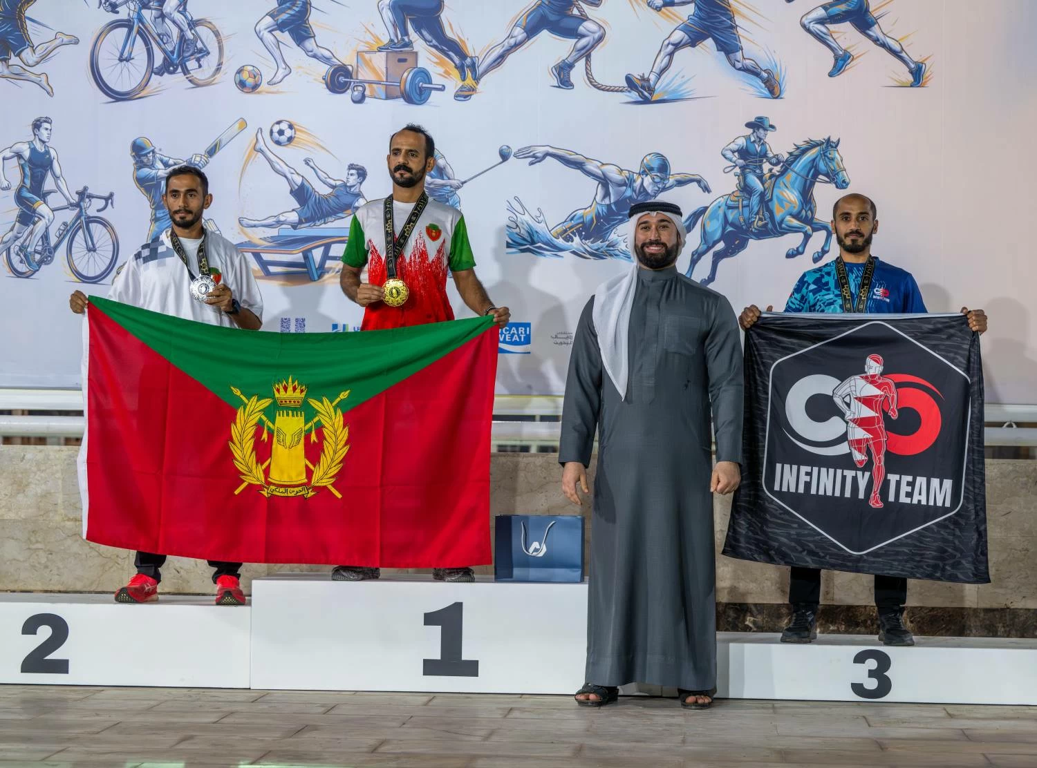 فارس الكوهجي يتوج أبطال سباقات الجري بدورة الفرسان الرياضية