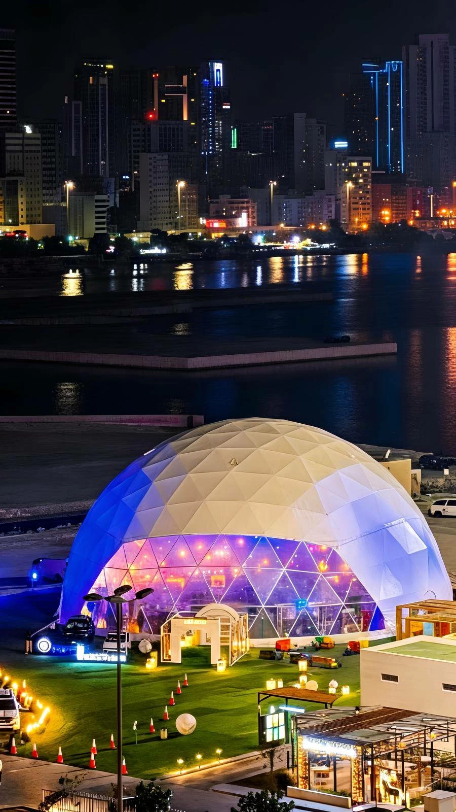 عودة خيمة &laquo;The Dome&raquo; في &laquo;هيلتون البحرين&raquo; بموقعها الجديد على شاطئ البحر