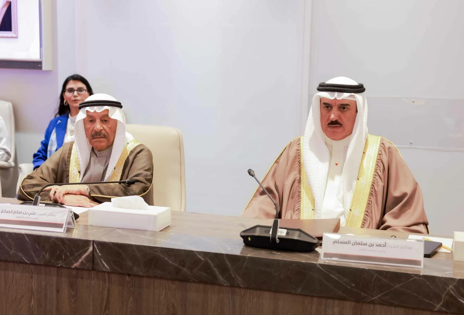 السلطة التشريعية تعقد اجتماعًا مشتركًا مع وزير الخارجية