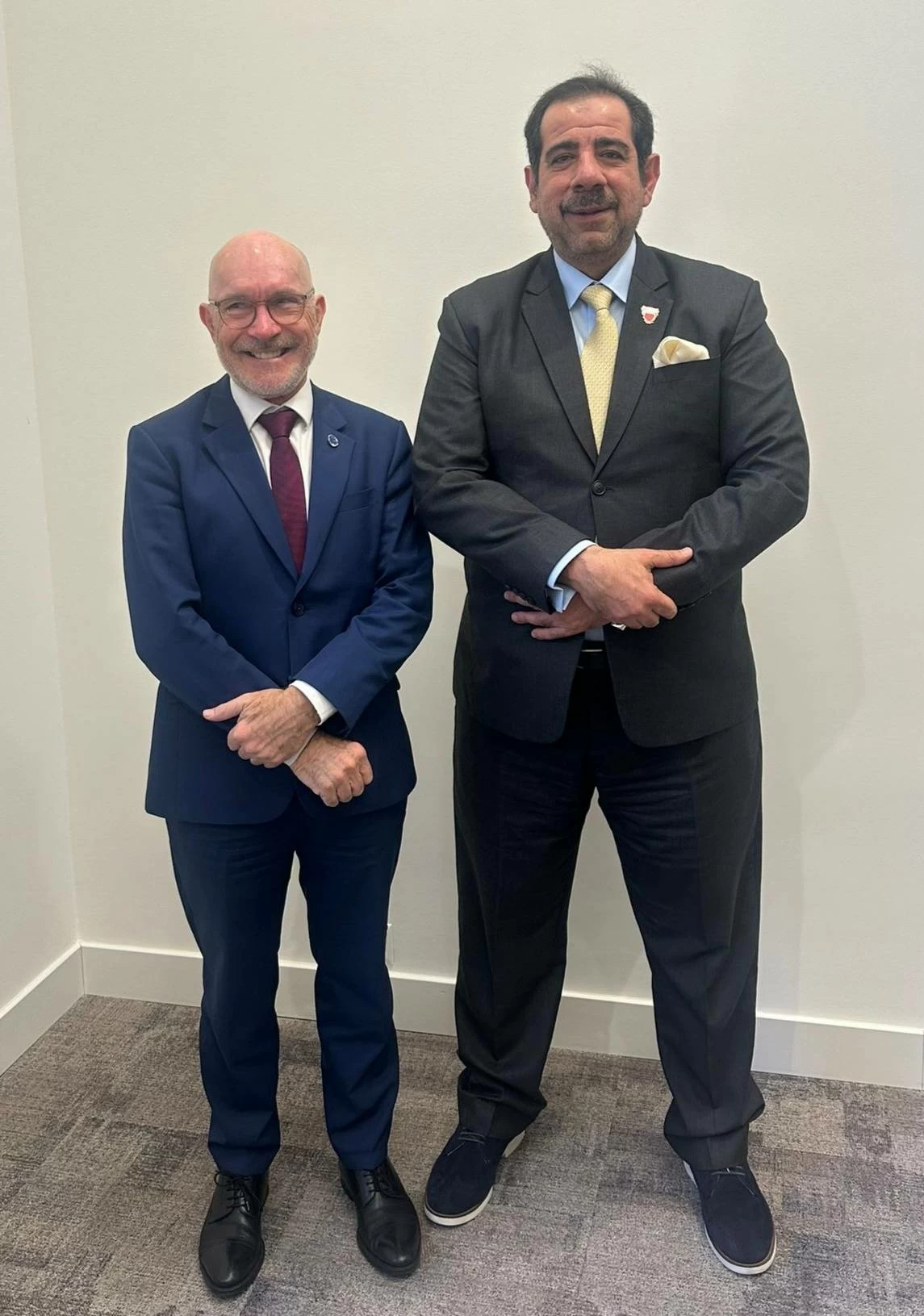 المندوب الدائم البحرين لدى الأمم المتحدة بجنيف يجتمع مع السكرتير التنفيذي لمنظمة معاهدة الحظر الشامل للتجارب