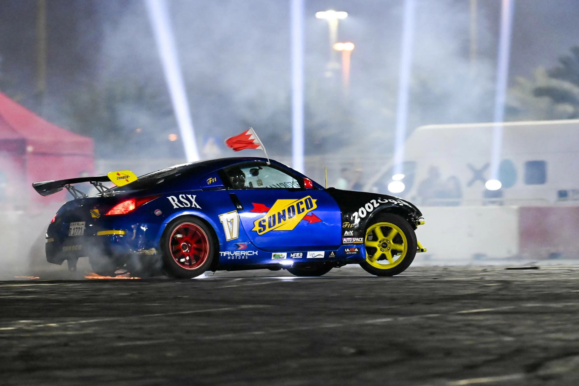 انطلاق الجولة الثانية من فعاليات "التفحيط " الرمضانية في حلبة البحرين الدولية