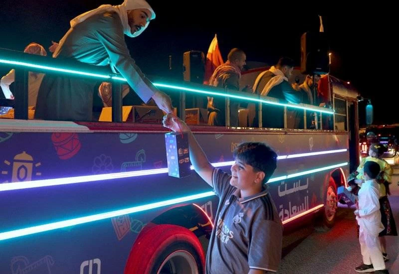 &laquo;بست السعادة&raquo; ينطلق في جولة تجوب محافظات البحرين احتفاءً بالقرقاعون