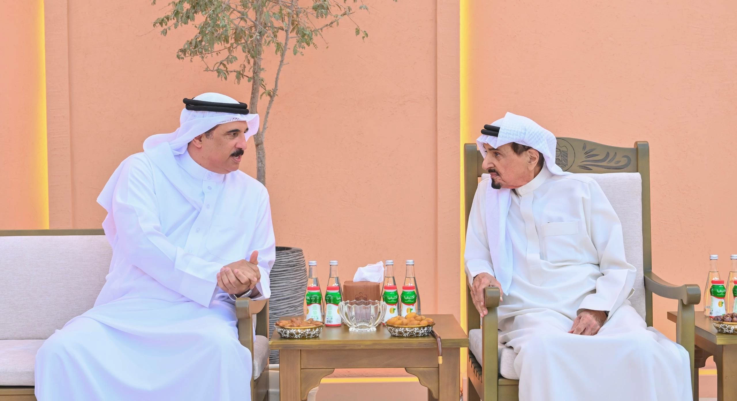 حاكم عجمان يستقبل سفير البحرين لدى الإمارات ويؤكد على العلاقات الأخوية بين البلدين