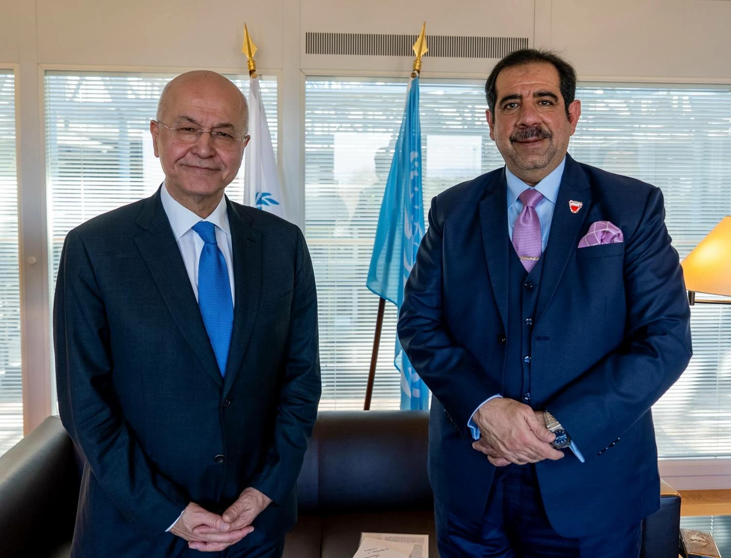 السفير عبدالله عبداللطيف يلتقي المفوض السامي لشؤون اللاجئين