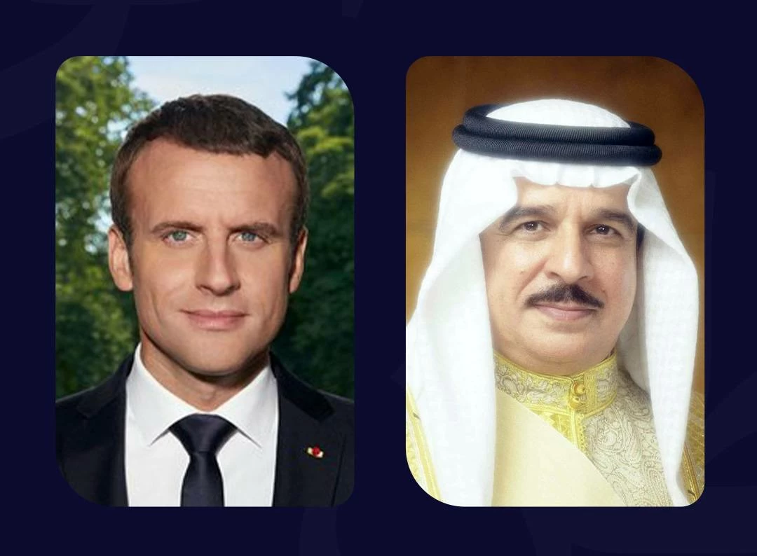 جلالة الملك المعظم يتلقى اتصالاً هاتفياً من فخامة الرئيس الفرنسي