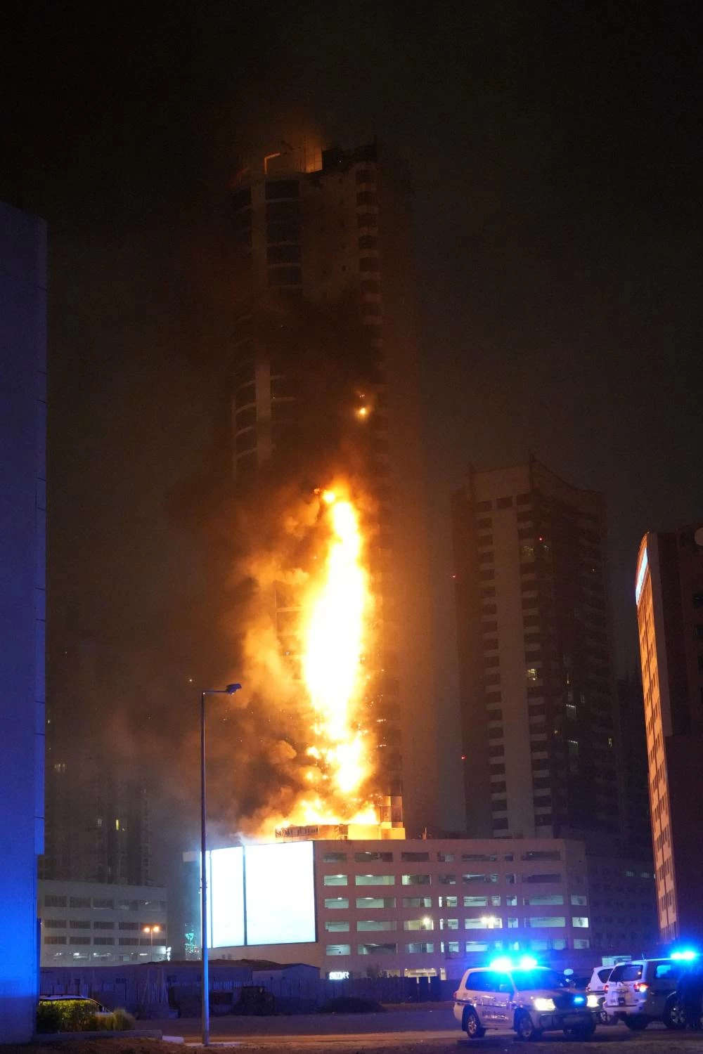 اعتداء غاشم على أحد الأبراج السكنية في ضاحية السيف