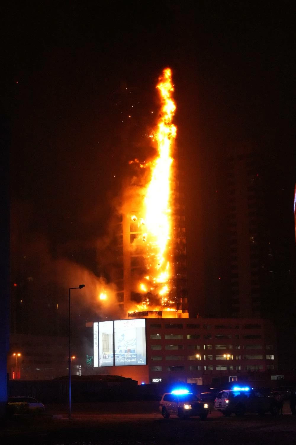 اعتداء غاشم على أحد الأبراج السكنية في ضاحية السيف