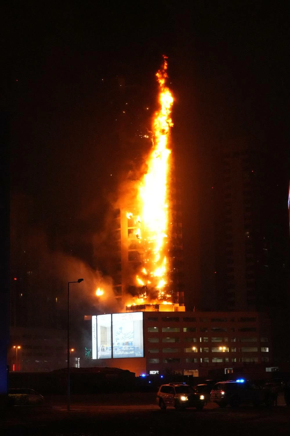 اعتداء غاشم على أحد الأبراج السكنية في ضاحية السيف