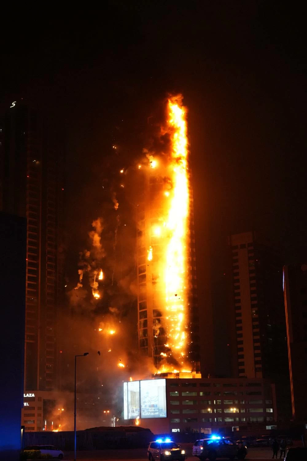 اعتداء غاشم على أحد الأبراج السكنية في ضاحية السيف