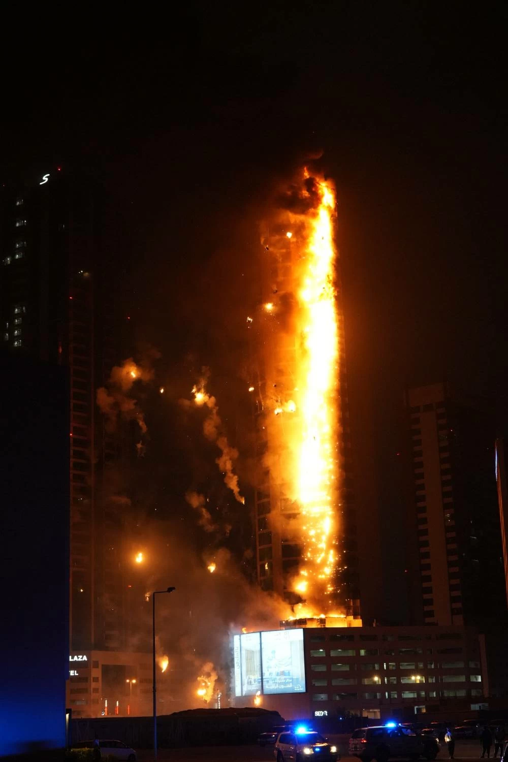 اعتداء غاشم على أحد الأبراج السكنية في ضاحية السيف