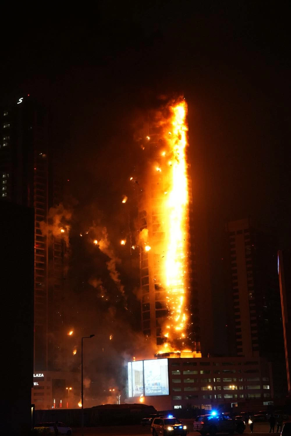 اعتداء غاشم على أحد الأبراج السكنية في ضاحية السيف