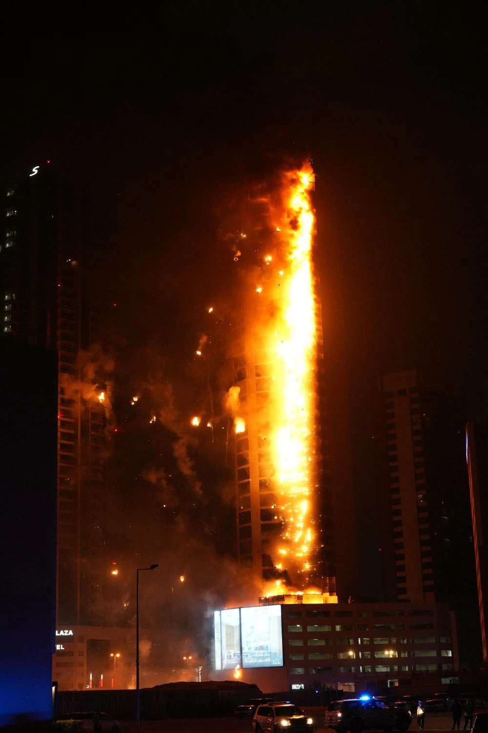 اعتداء غاشم على أحد الأبراج السكنية في ضاحية السيف