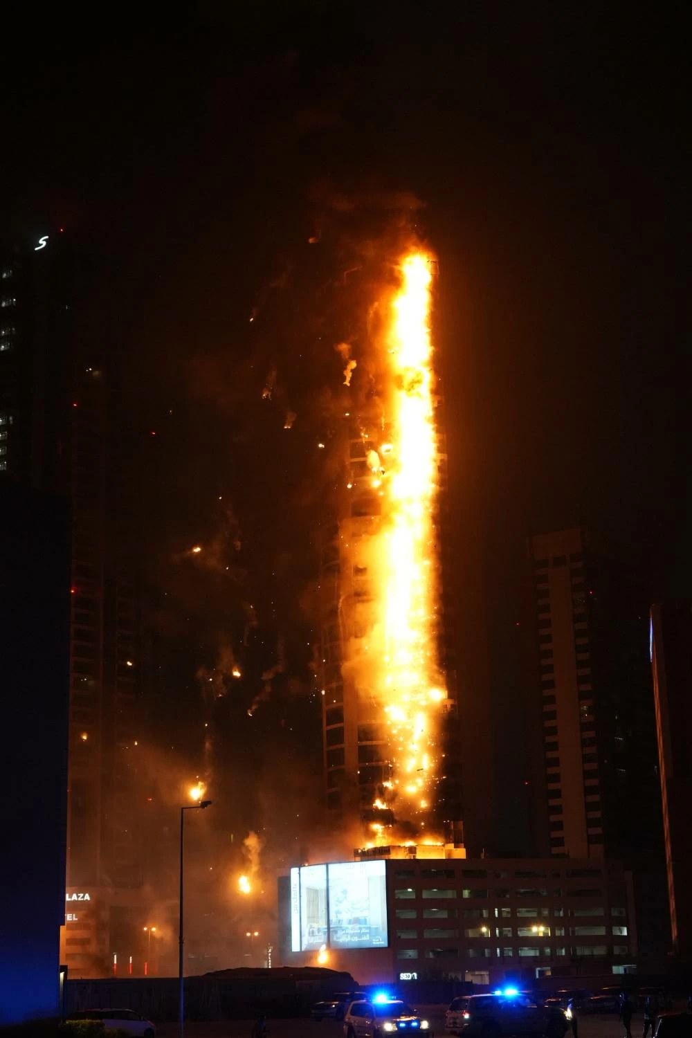 اعتداء غاشم على أحد الأبراج السكنية في ضاحية السيف