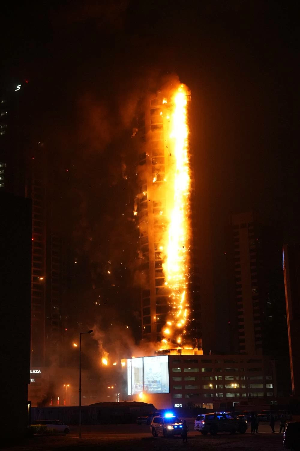 اعتداء غاشم على أحد الأبراج السكنية في ضاحية السيف