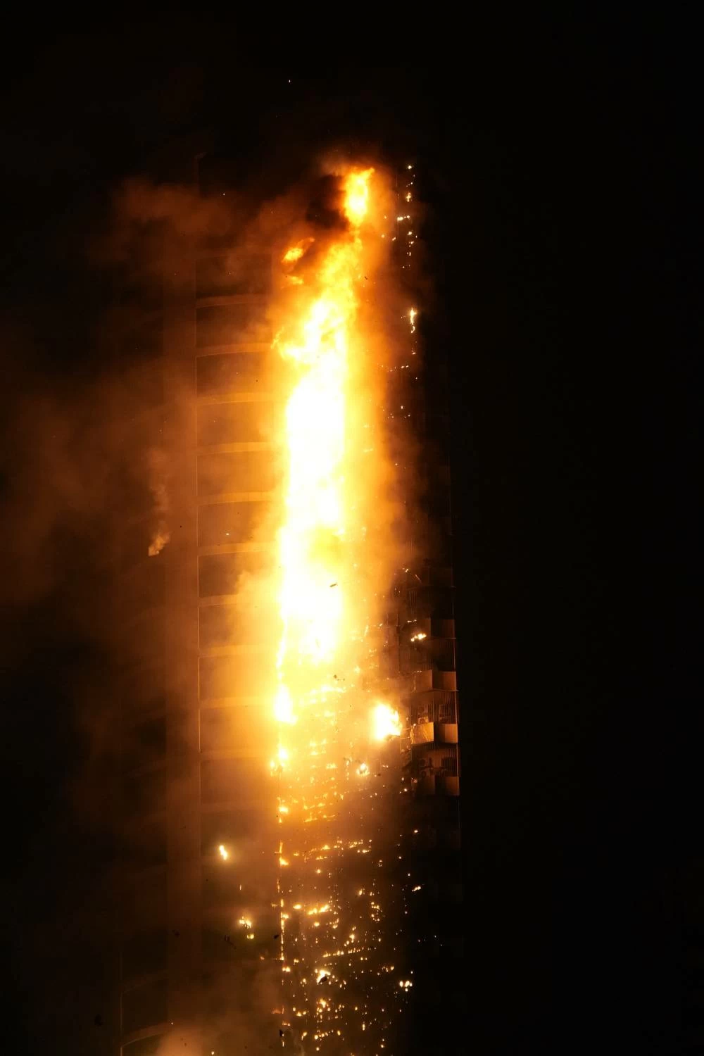 اعتداء غاشم على أحد الأبراج السكنية في ضاحية السيف