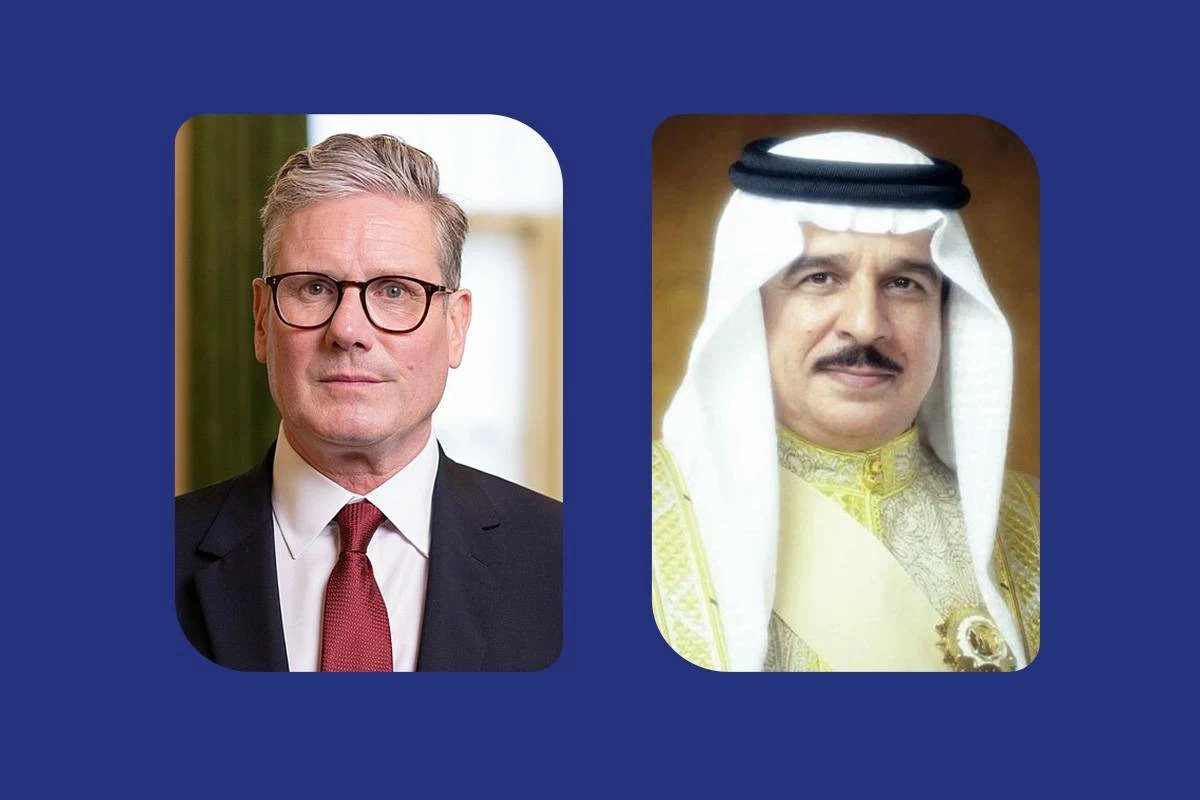 الملك  يتلقى اتصالًا هاتفيًا من رئيس وزراء المملكة المتحدة وإيرلندا الشمالية