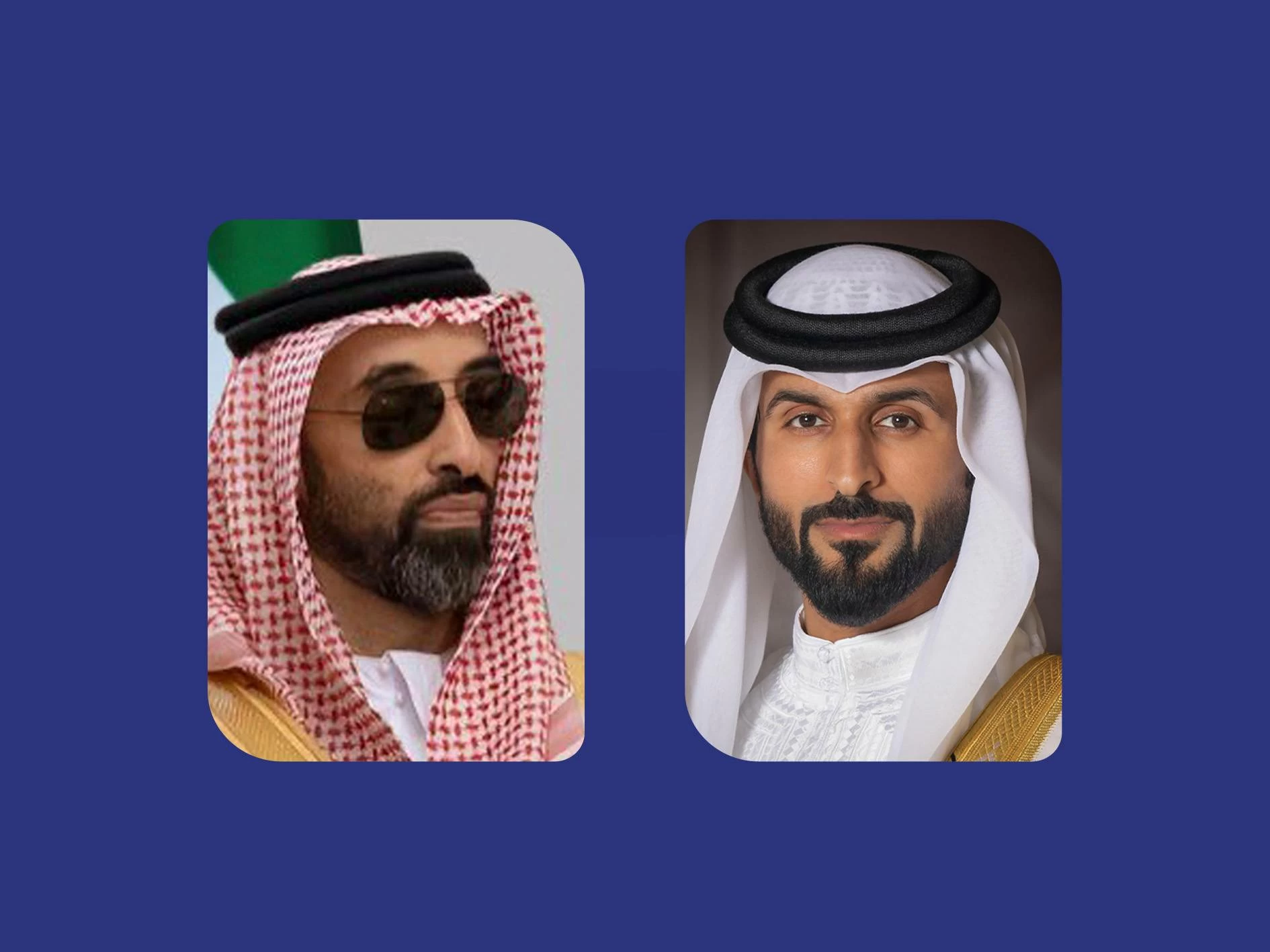 ناصر بن حمد وطحنون بن زايد آل نهيان يجريان اتصالًا هاتفيًا