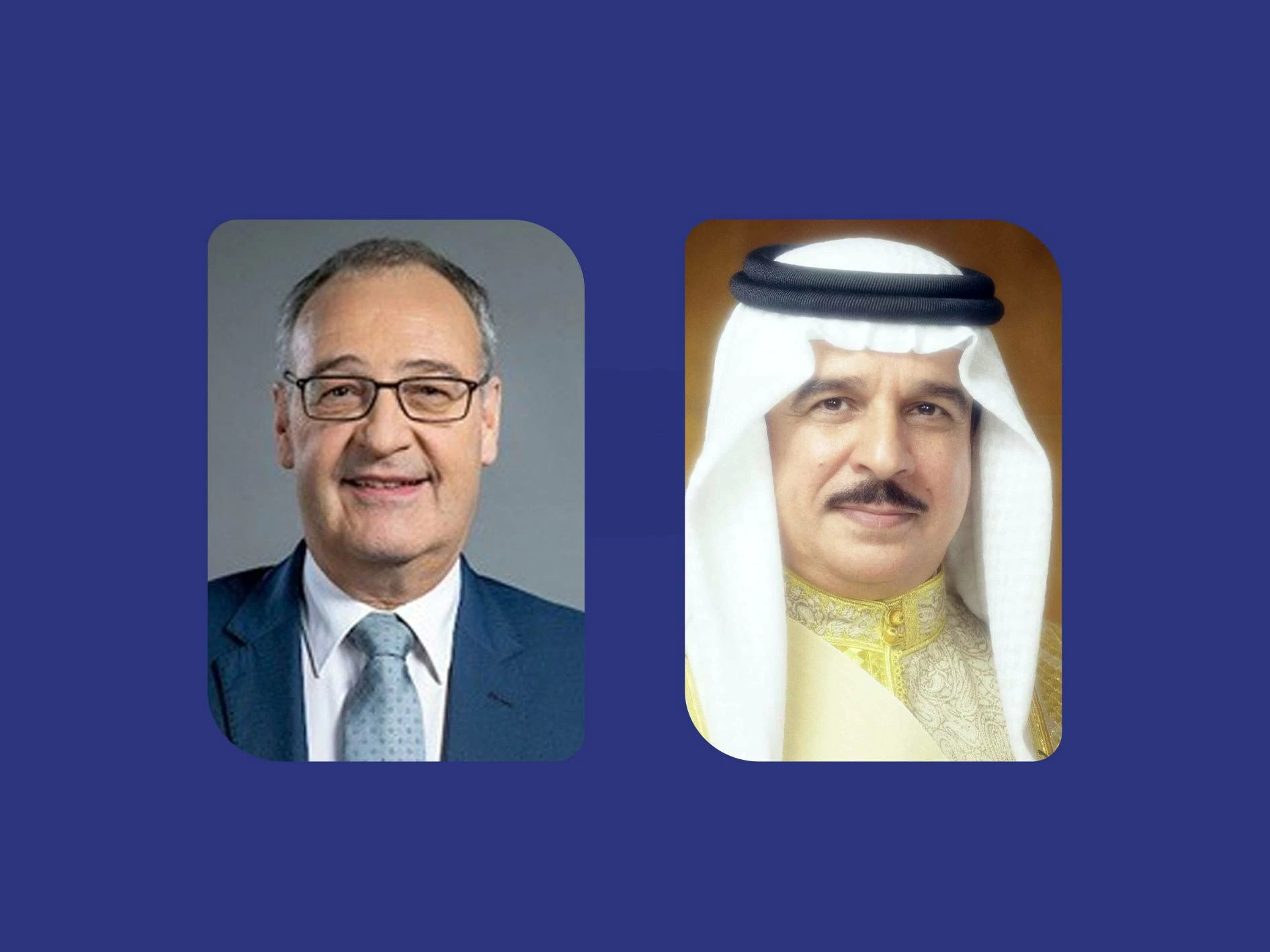 الملك المعظم يتلقى اتصالًا هاتفيًا من رئيس الاتحاد السويسري