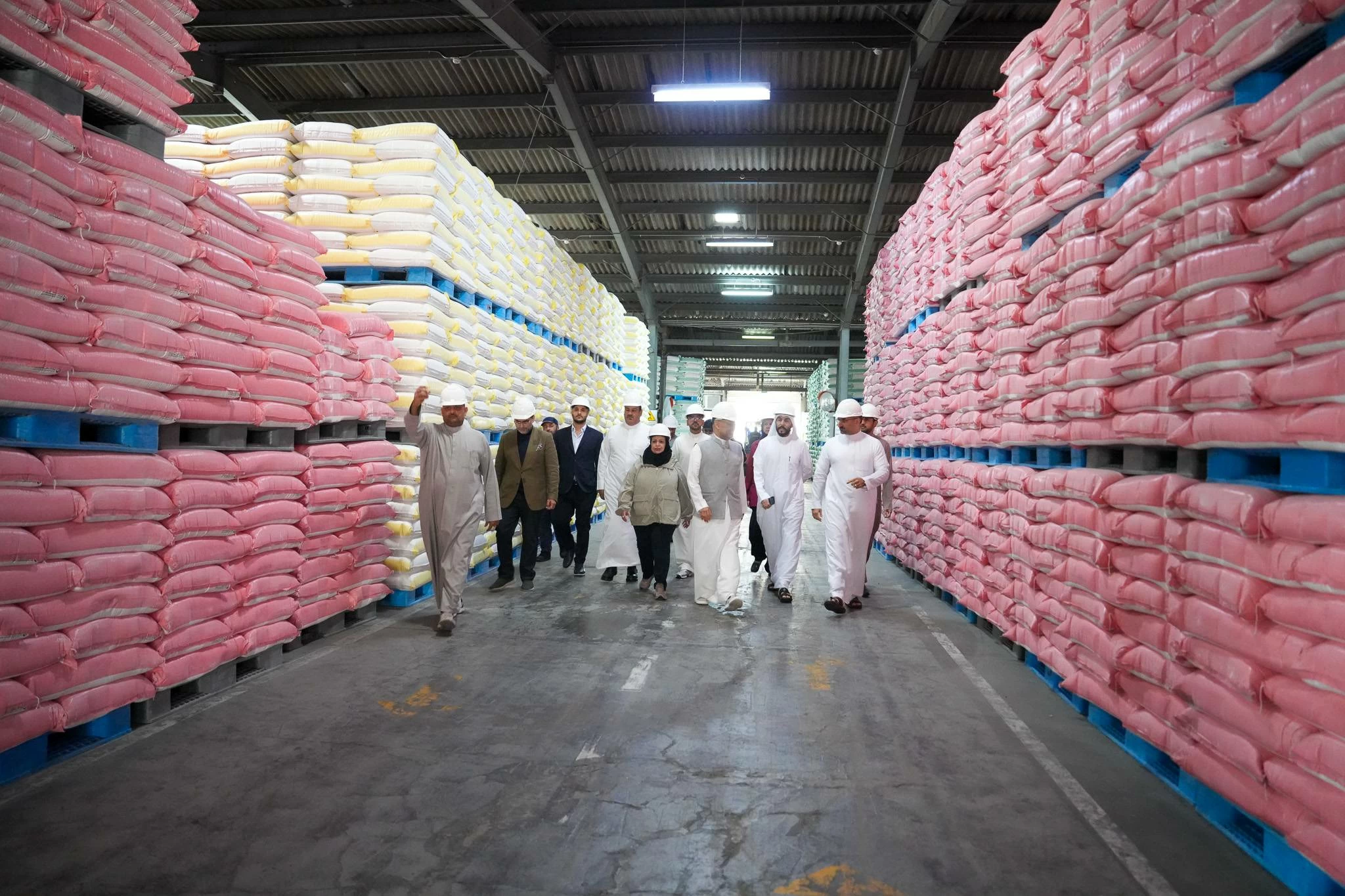 وزير الصناعة يزور شركة البحرين لمطاحن الدقيق