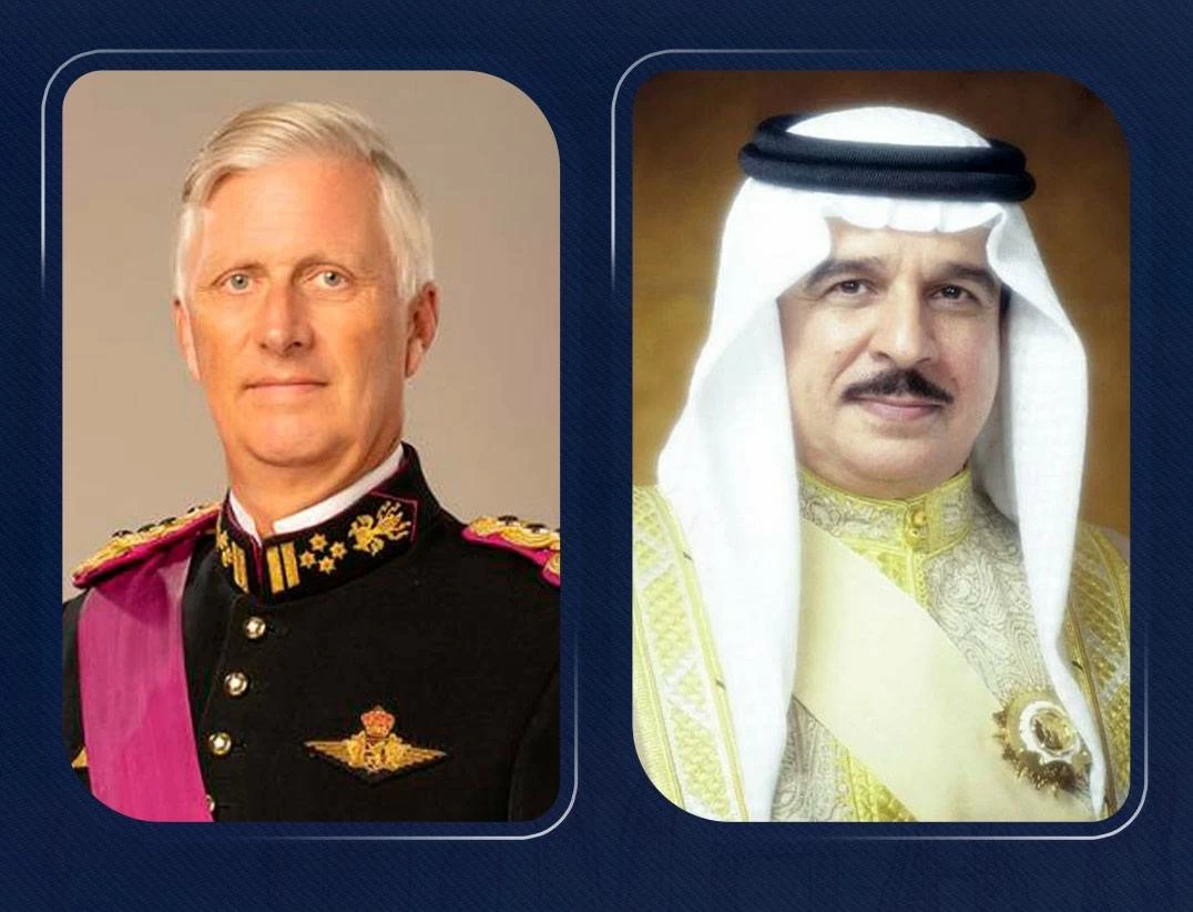 الملك المعظم يتلقى اتصالًا هاتفيًا من ملك بلجيكا