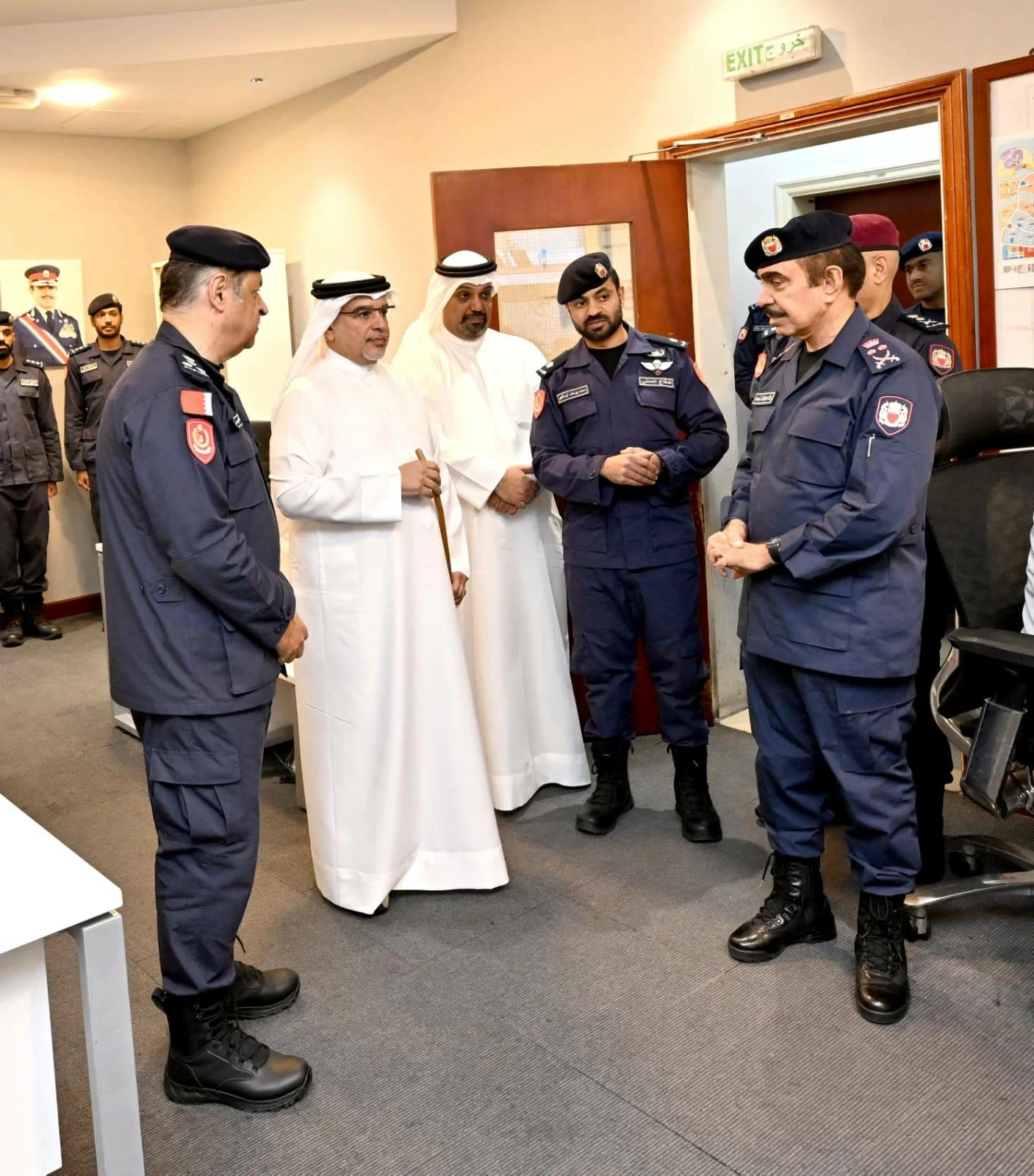 ولي العهد رئيس الوزراء يزور "الدفاع المدني" و"الوطني لإدارة الطوارىء المدنية"