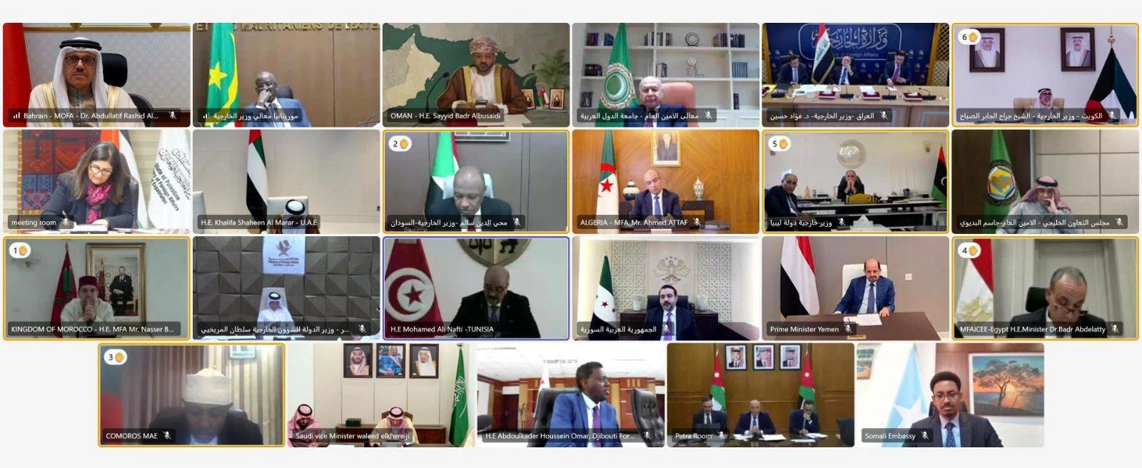 وزير الخارجية يشارك في اجتماع الدورة غير العادية لمجلس جامعة الدول العربية على المستوى الوزاري