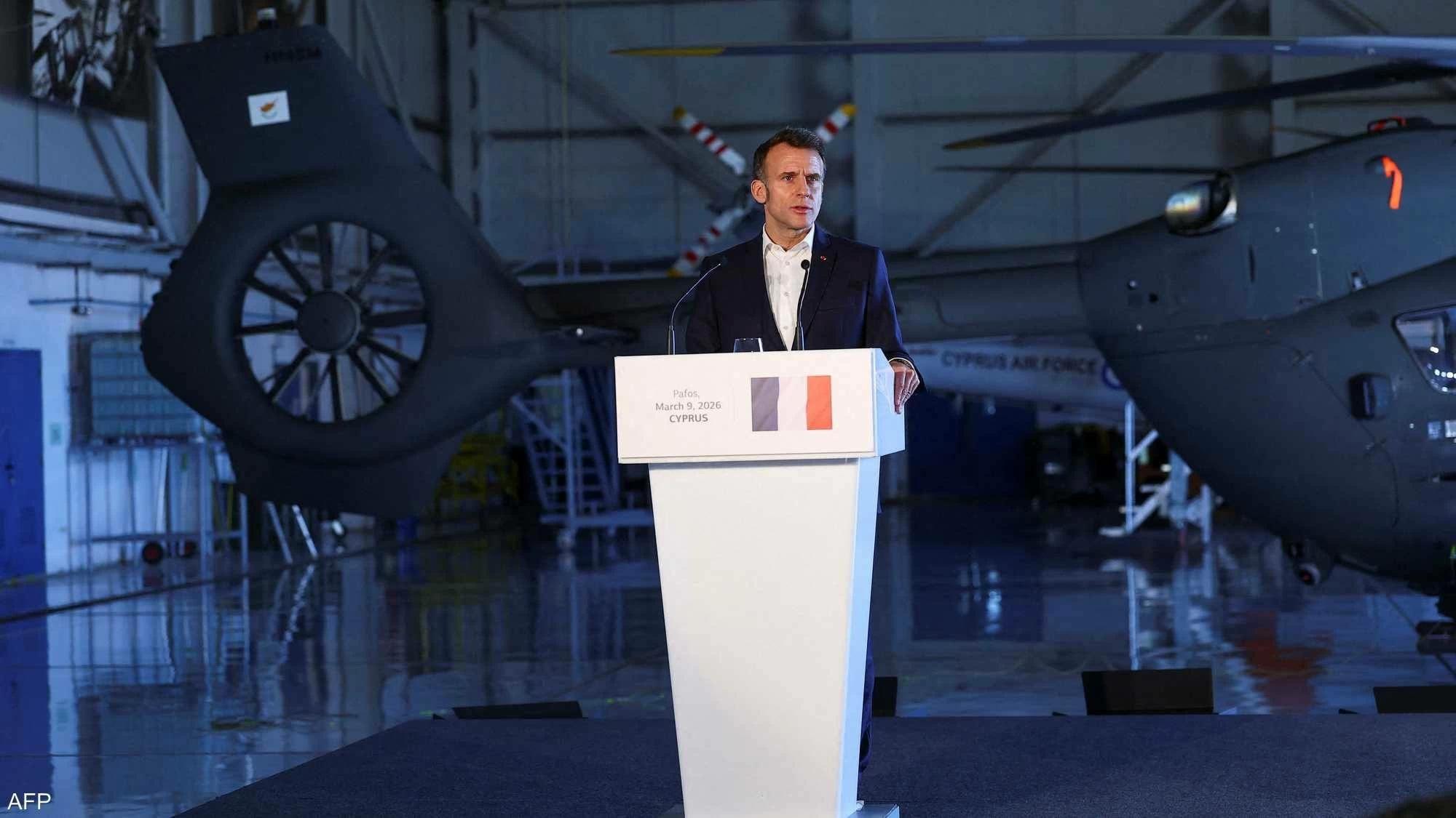 ماكرون: فرنسا ستنشر 12 سفينة حربية لتأمين الملاحة