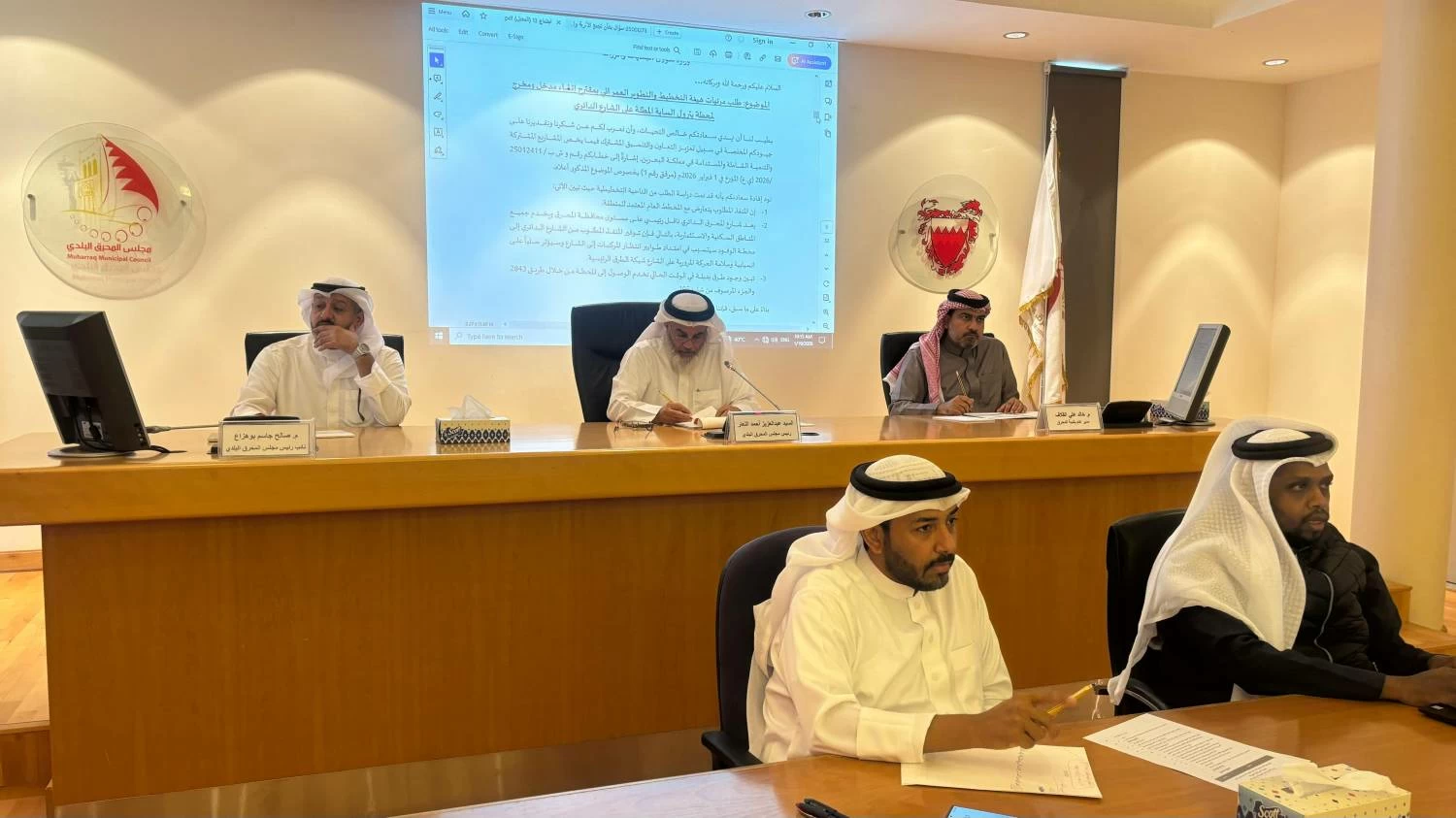 &laquo;بلدي المحرق&raquo; يطالب برصف الطرق الترابية ويبحث الطلبات المرفوضة مع &laquo;الأشغال&raquo;