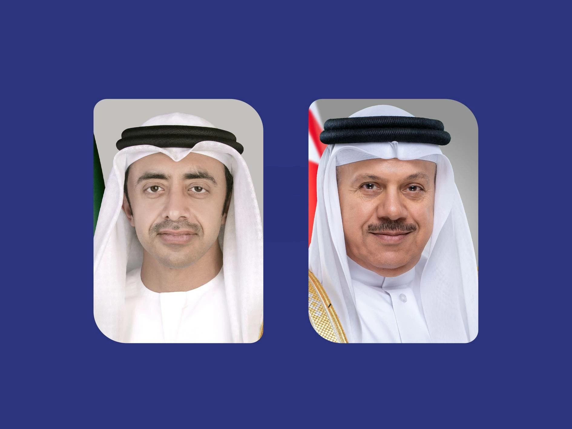 وزير الخارجية يجري اتصالاً هاتفيًا مع نائب رئيس مجلس الوزراء وزير الخارجية الإماراتي