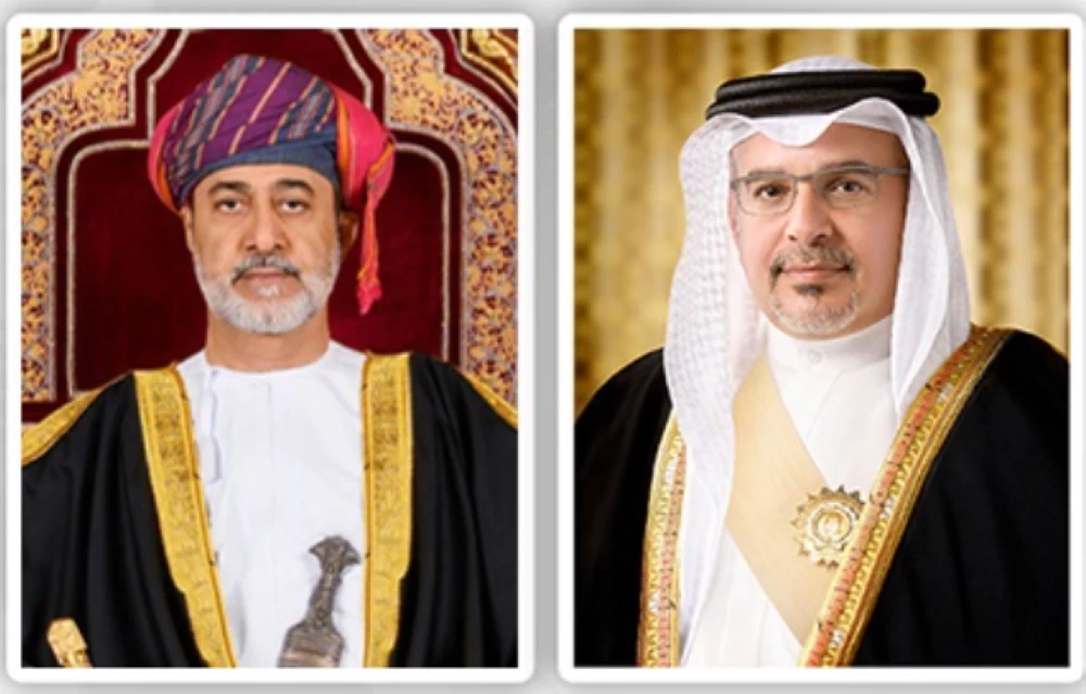 ولي العهد رئيس الوزراء يعزي سلطان عمان في وفاة صاحب السمو السيد فهد بن محمود آل سعيد