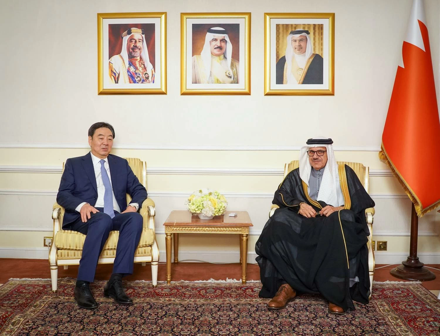 وزير الخارجية يستقبل المبعوث الخاص للحكومة الصينية لقضية الشرق الأوسط،