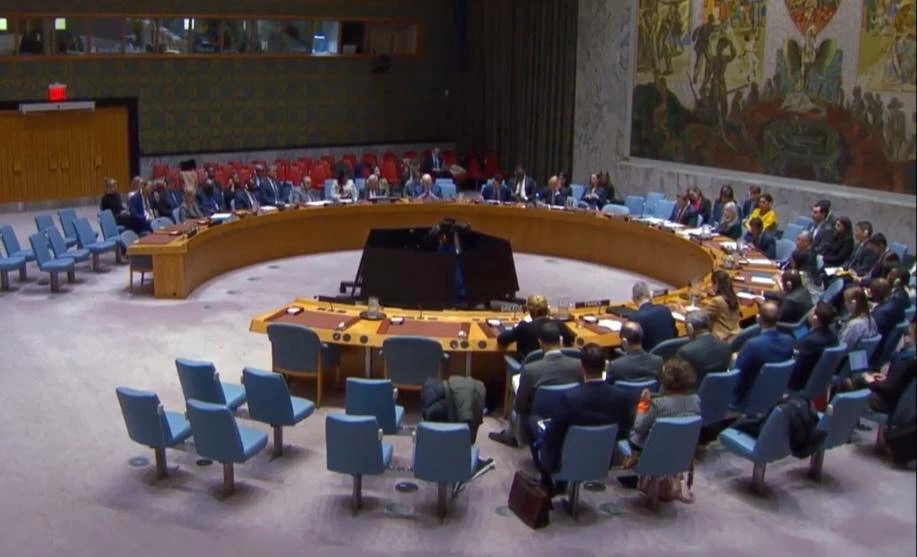 البحرين تشير إلى قرار 2817 الذي قادته المملكة وتجدد مطالبة إيران بوقف السلوكيات&nbsp;العدائية التي تهدد أمن واستقرار المنطقة