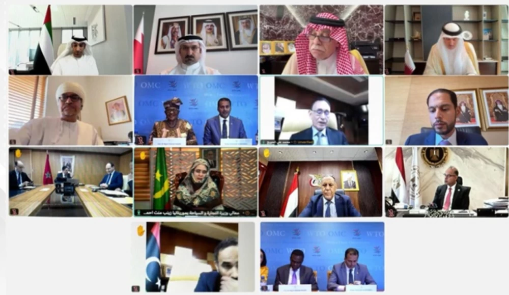 وزير الصناعة والتجارة يشارك في الاجتماع التحضيري للمجموعة العربية للمؤتمر الوزاري لمنظمة التجارة العالمية