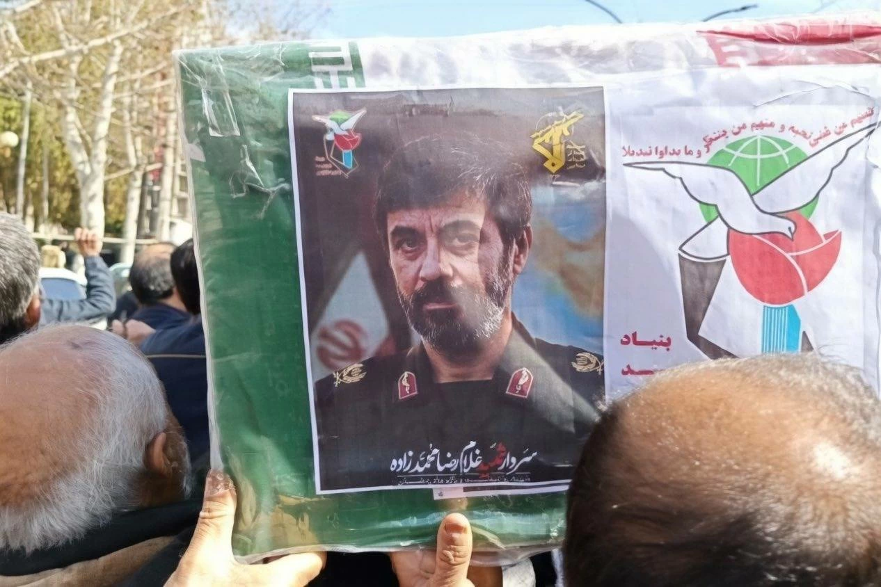 مقتل الجنرال في الحرس الثوري الإيراني  غلام رضا محمد زاده