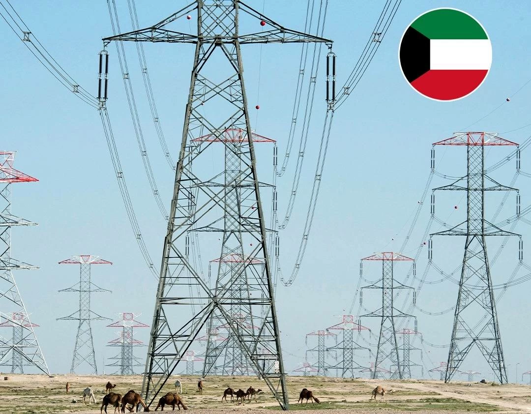 وزارة الكهرباء الكويتية تعيد خطين هوائيين إضافيين لنقل الطاقة إلى الخدمة