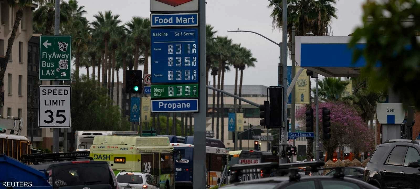 الديزل يتجاوز 5 دولارات في الولايات المتحدة بسبب الحرب