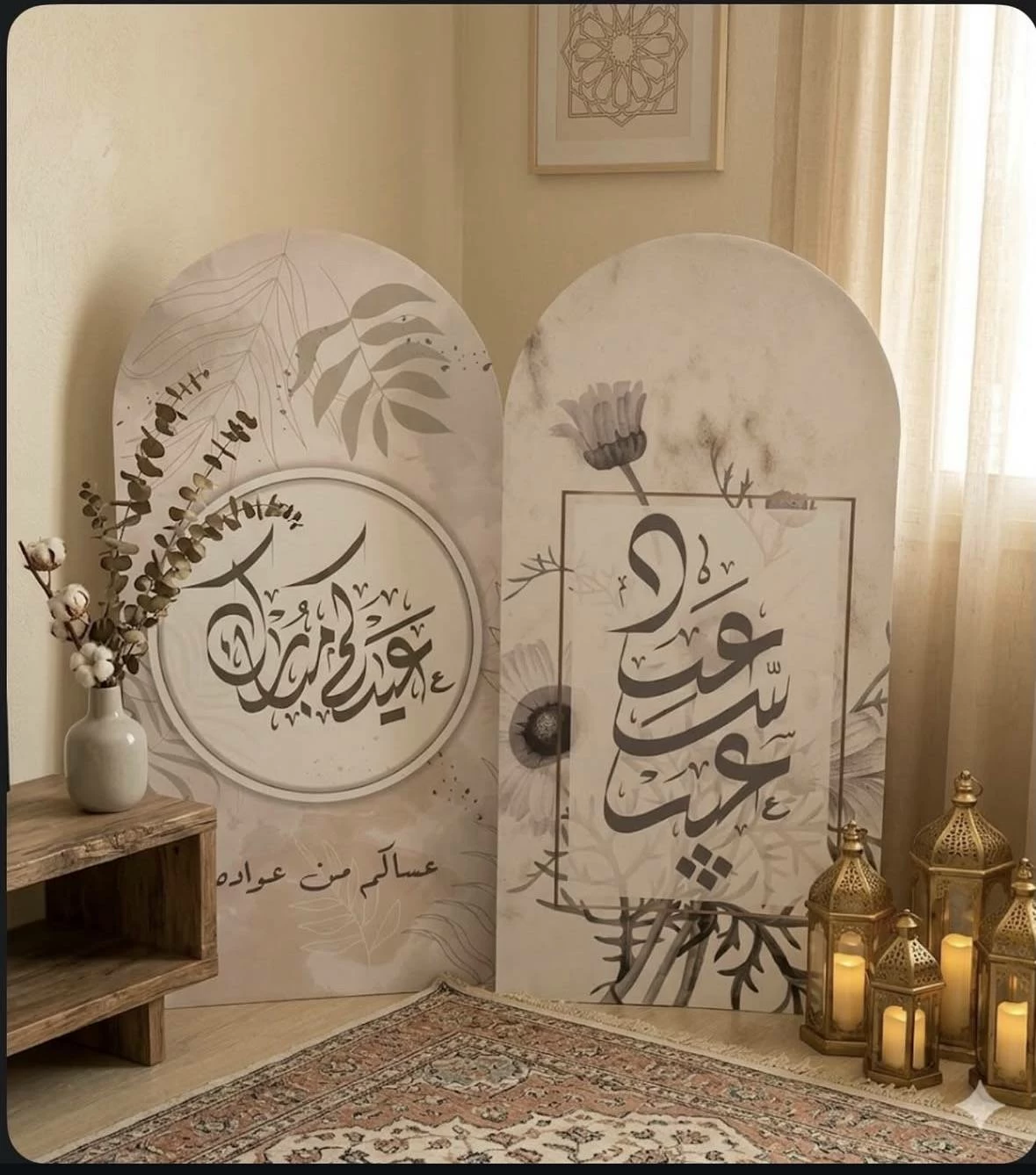 البحرين – زينة العيد…من لمسات بسيطة إلى أكشاك التصوير الكاملة مع الطلب المتزايد