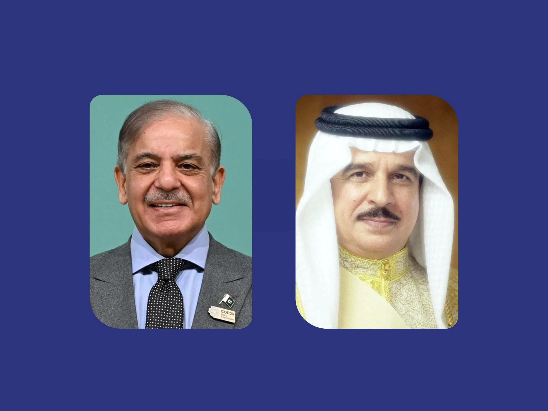 البحرين – جلالة الملك يتبادل التهاني مع رئيس وزراء باكستان بمناسبة عيد الفطر المبارك