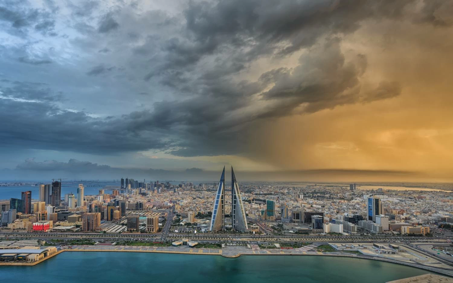 البحرين – «الأرصاد»: طقس رطب وغائم جزئياً في البحرين وفرصة لهطول أمطار متفرقة ليلاً