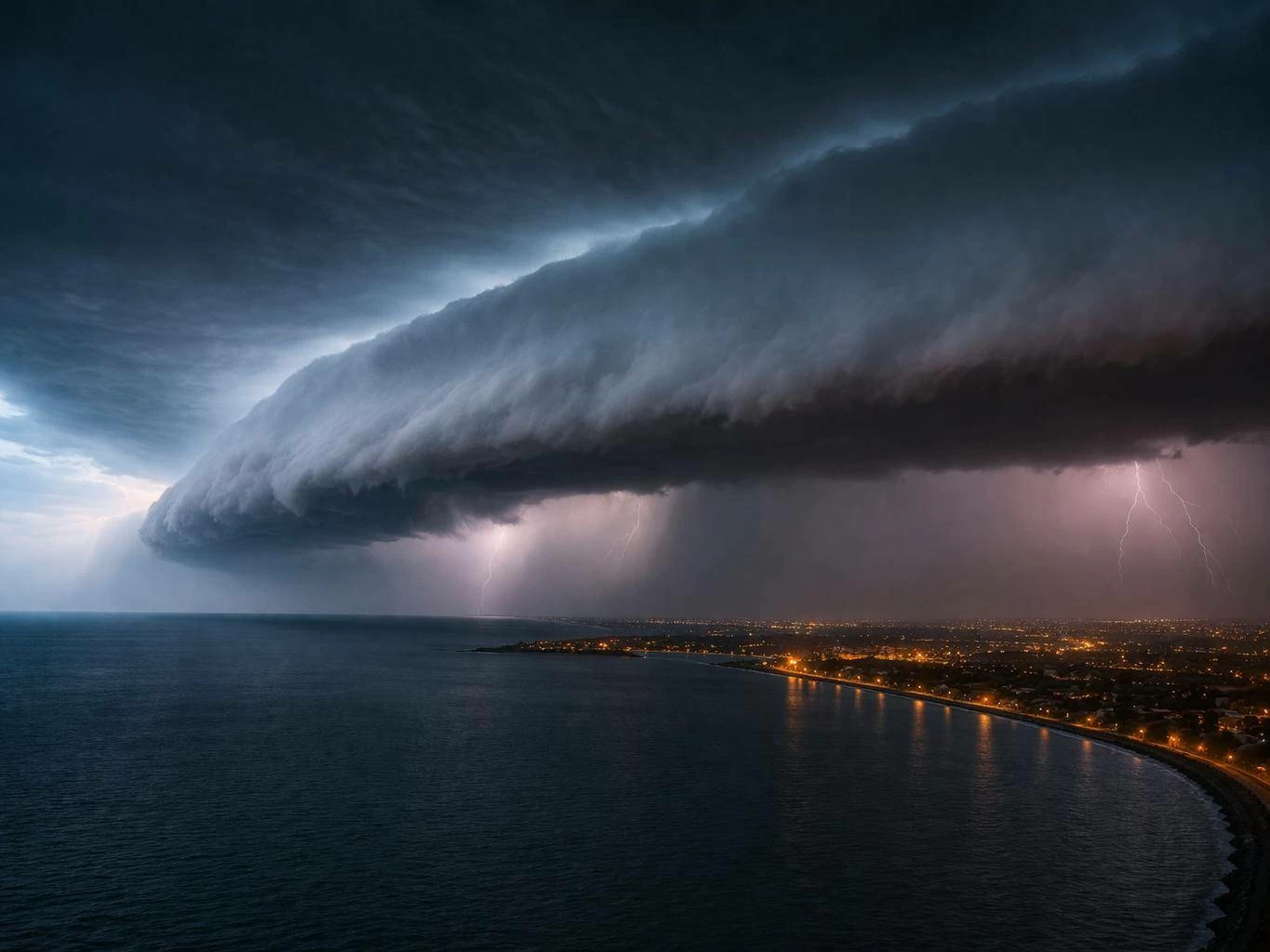 البحرين – الناصر: ظاهرة جوية لافتة في البحرين.. رصد «سحابة الرف» المصاحبة للعواصف