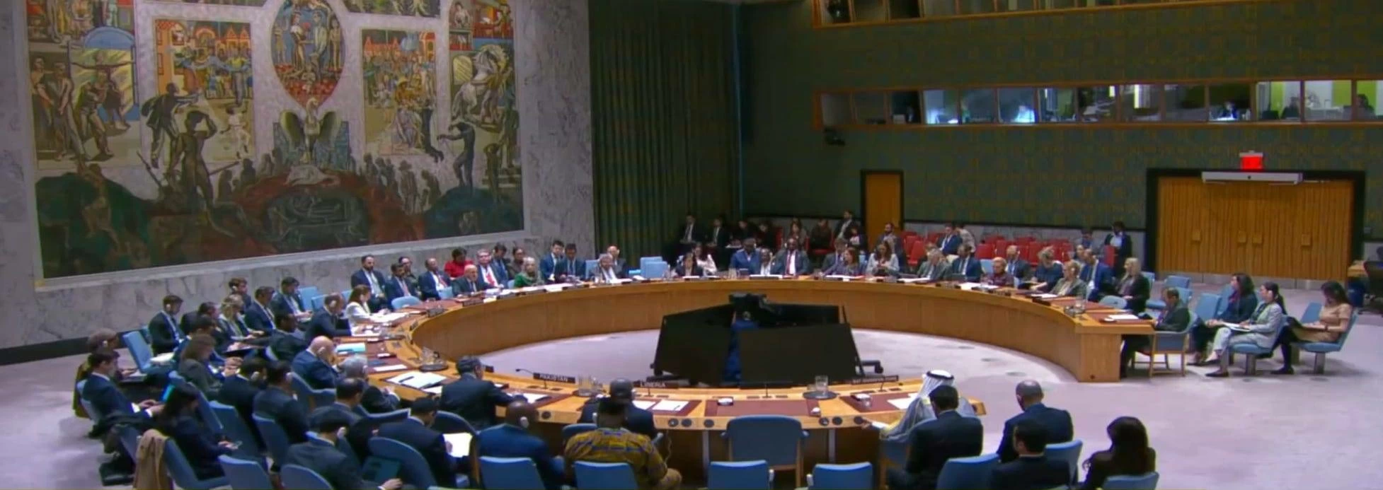 وزير الخارجية يترأس جلسة مجلس الأمن الخاصة بالتعاون بين مجلس التعاون والأمم المتحدة 