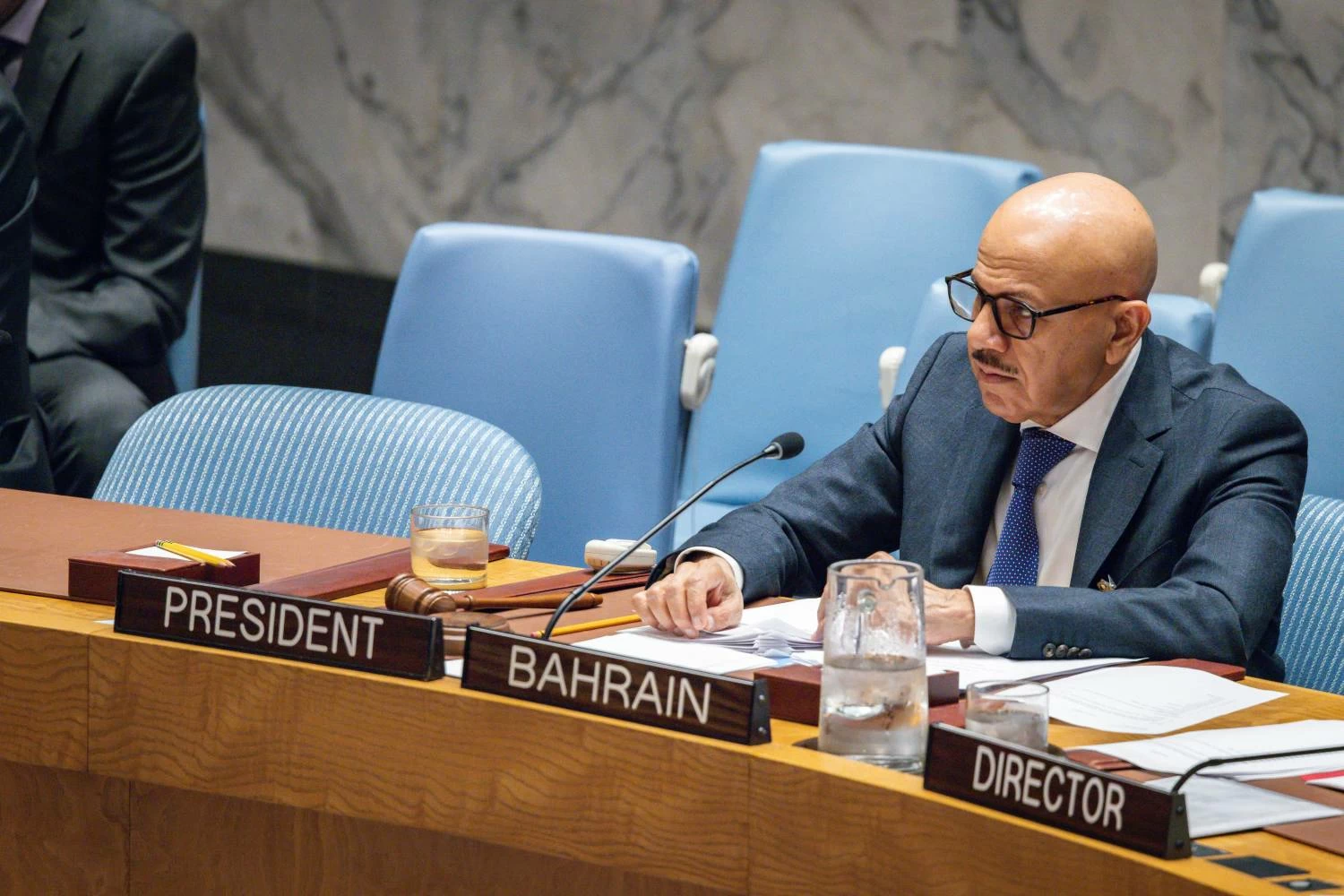 البحرين – وزير الخارجية يترأس جلسة مجلس الأمن حول التعاون بين مجلس التعاون والأمم المتحدة