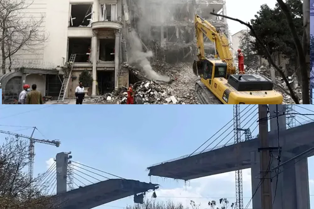 ضربات أمريكية إسرائيلية استهدفت مصانع للقدرات الصاروخية والبيولوجية وجسراً حيوياً