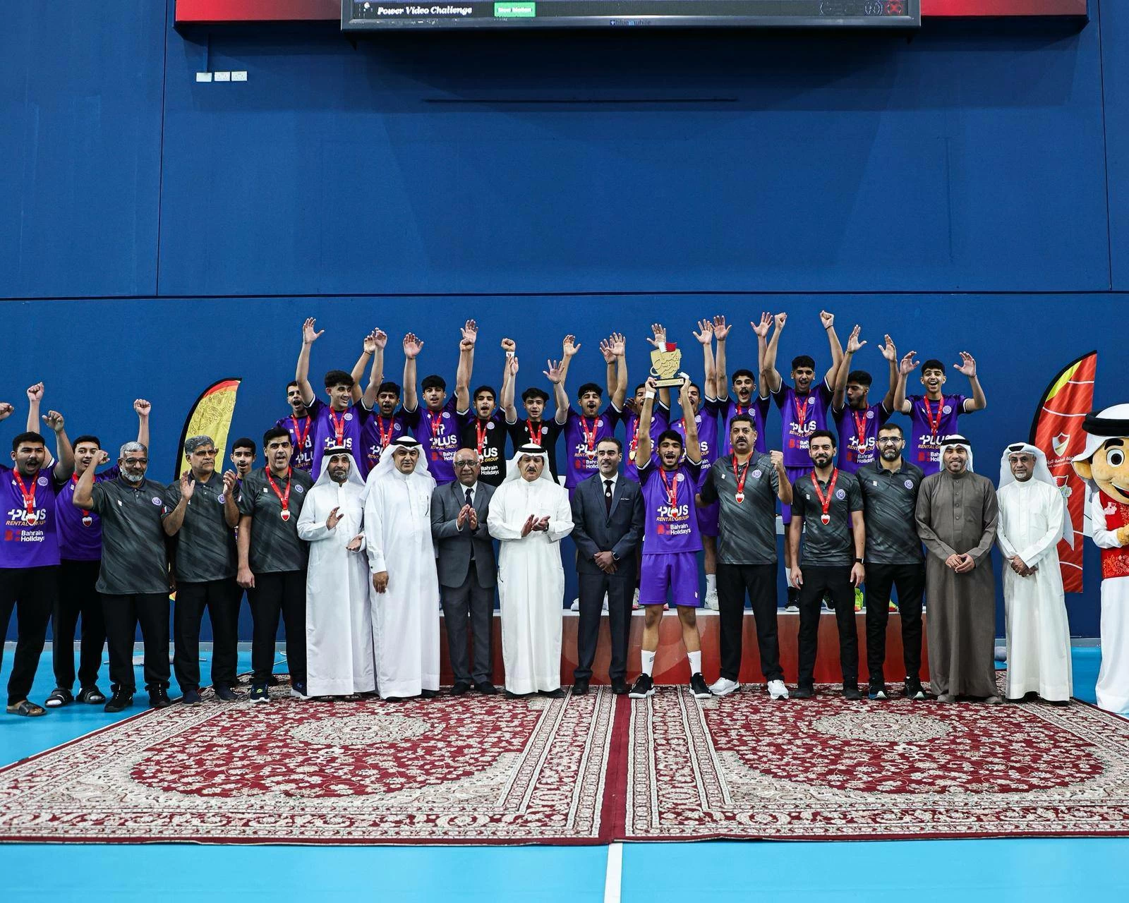 داركليب بطلاً لدوري خالد بن حمد لجيل الذهب للكرة الطائرة للناشئين 