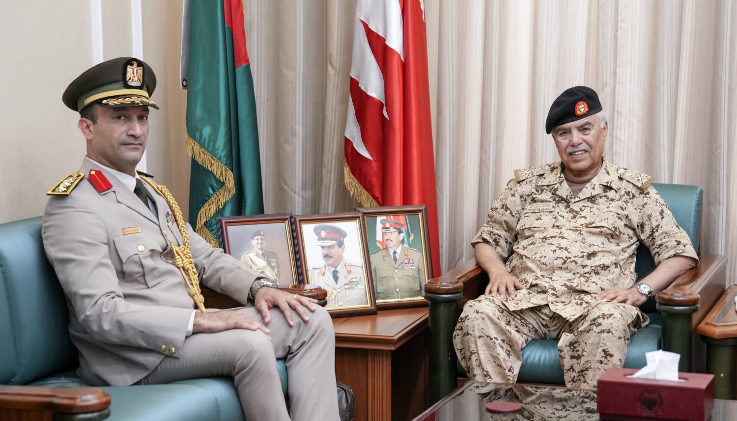 وزير شؤون الدفاع يستقبل ملحق الدفاع المصري المعتمد لدى البحرين 