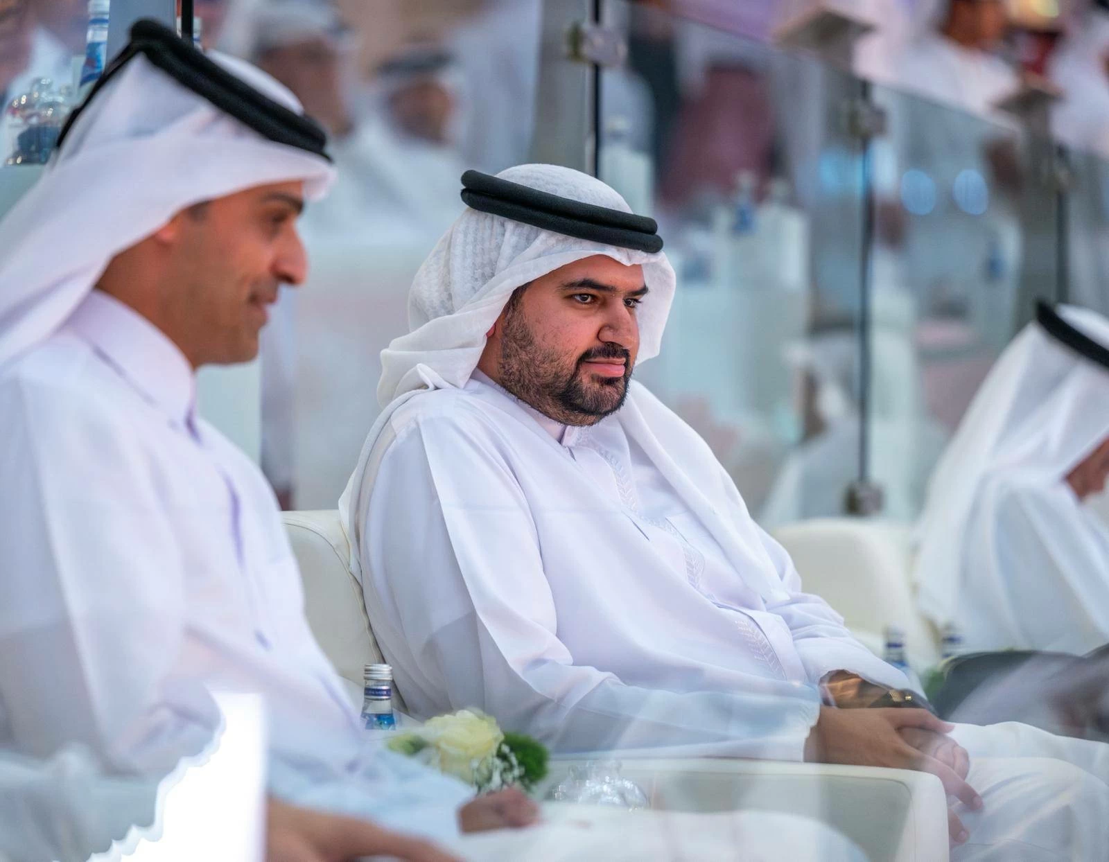 عيسى بن علي يصل الدوحة لحضور افتتاح دورة الألعاب الخليجية الراب 