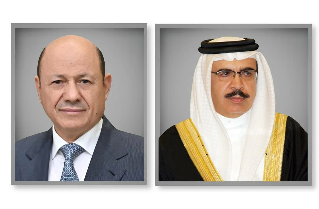 رئيس مجلس القيادة اليمني يؤكد تأييد بلاده للإجراءات الأمنية التي تتخذها البحرين 