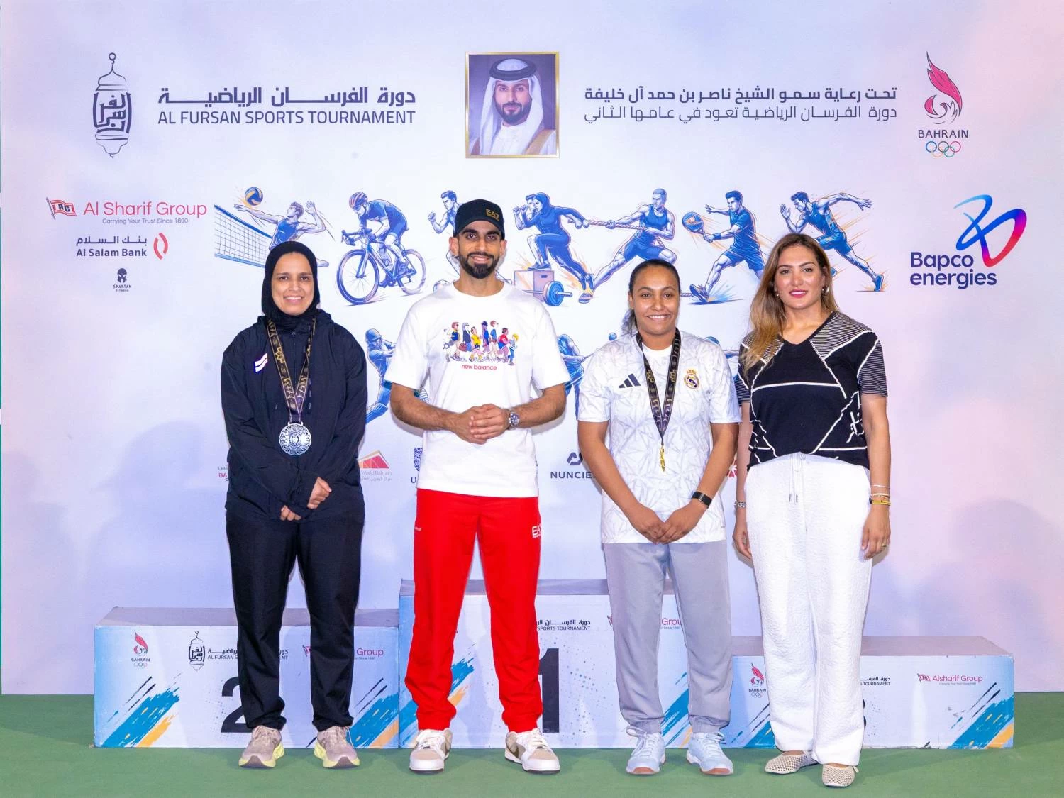 البحرين – تتويج الفائزين في منافسات التنس بدورة الفرسان الرياضية